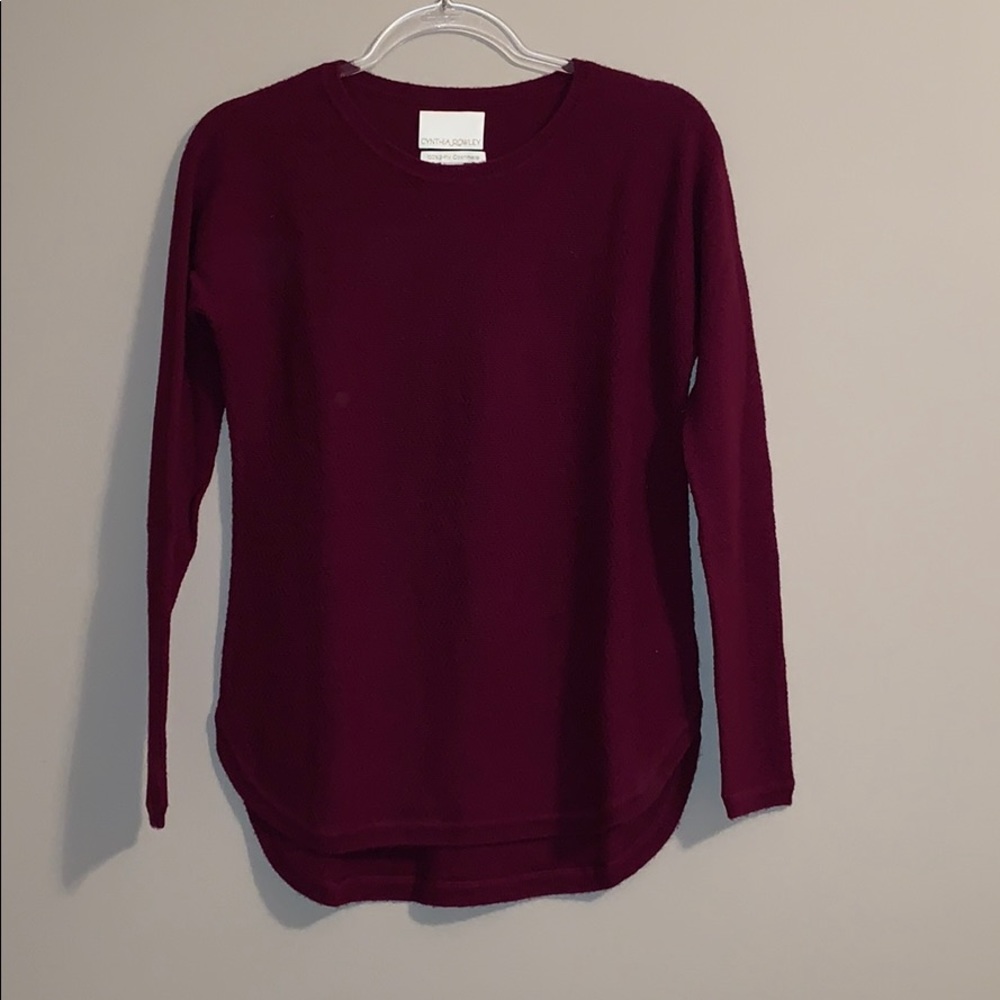 100% 2-ply cashmere sweater!